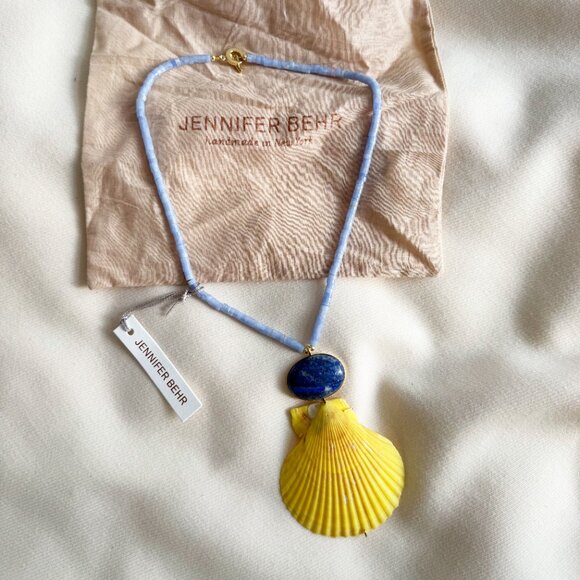 Jennifer Behr "Makana Necklace" in "Blue Calcedony" - Picture 8 of 8